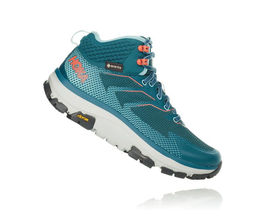 Hoka Australia One One Toa GORE-TEX - Womens Hiking Boots Turquoise - EPQMN-4365